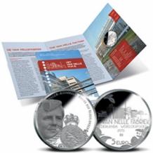 Van Nellefabriek 5 euro 2015 herdenkingsmunt zilver proof